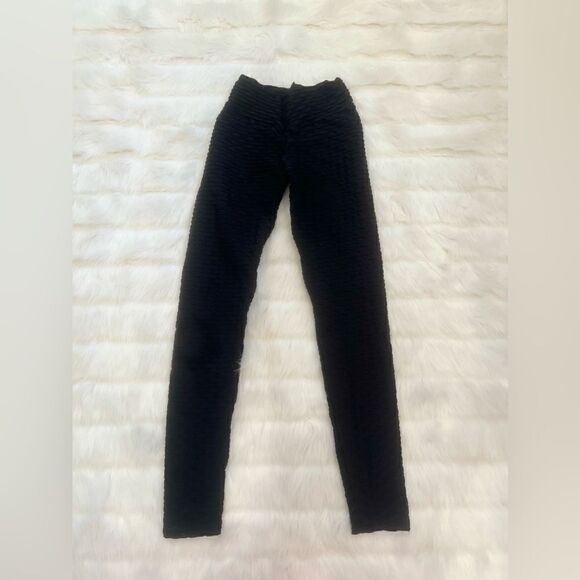 Anti Cellulite Scrunch Black Booty Legging (S) - Picture 12 of 13